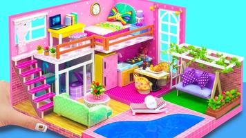 Girl Doll House Design ảnh chụp màn hình 1