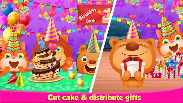 Fete D Anniversaire Les Animaux Cuisinent Un Jeu Pour Android Telechargez L Apk