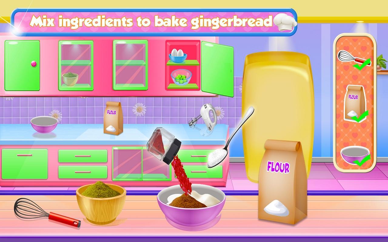 Ginger Bread House Cake Girls Cooking Game For Android Apk Download - ginger roblox gfx