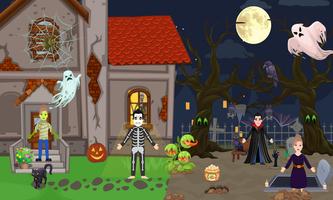 Pretend Play Halloween Party 截图 1