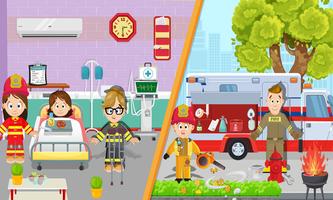 Pretend Play Firefighter Hero ảnh chụp màn hình 3