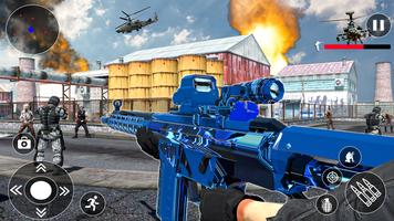 Gun Shooting Game 3D Gun Games captura de pantalla 1