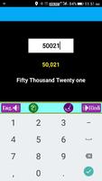 Number To Word (Indian style) Plakat