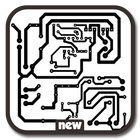 Conception du circuit PCB icône