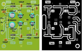 Fuente de alimentación de diseño de PCB Poster