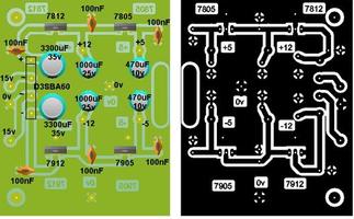 PCB lay-out voeding-poster