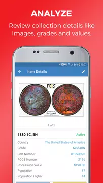 Screenshot 2 for PCGS Set Registry