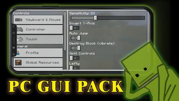 PC GUI Pack for Minecraft Mod Affiche