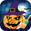 Halloween Games 2018: Free Offline Coloring Book aplikacja