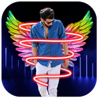 Neon Spiral Line Photo Editor icon