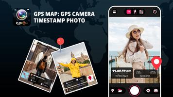 GPS Map: GPS Camera: Timestamp Cartaz
