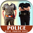 Police Dual Suit Photo Editor icône