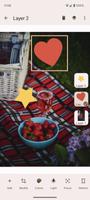 Oojao multi layer photo editor captura de pantalla 1