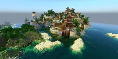 World Map for Minecraft پوسٹر