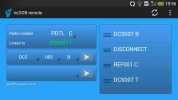 ircDDB remote screenshot 2