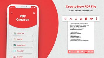 PDF Maker - DOC, Excel, imagen a PDF Poster