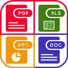 آیکون‌ Ms office View PDF Word docs, Excel, PowerPoint