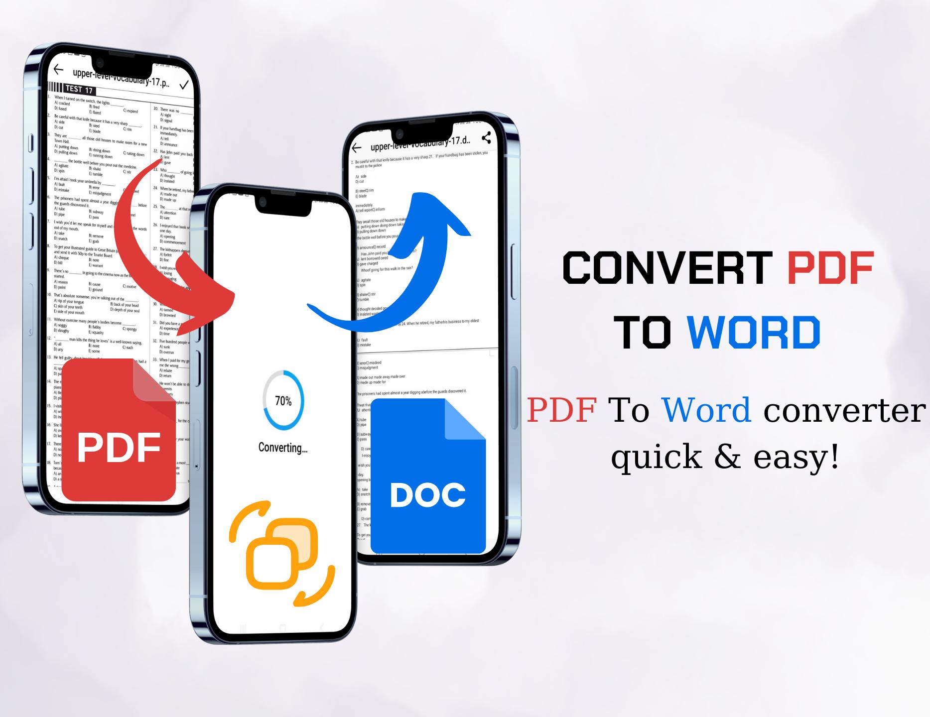 ดาวน์โหลด Pdf2doc Pdf To Word Converter Apk สำหรับ Android