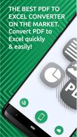PDF to Excel الملصق