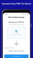 PDF To DOCX Converter capture d'écran 1