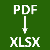 PDF To XLSX Converter PDF XLSX simgesi