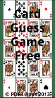 Card Guess Free Affiche