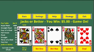 Jacks or Better Poker Free Screenshot 1