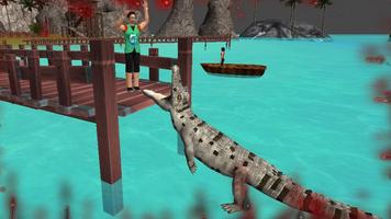 Wild Hungry Crocodile 3D screenshot 2