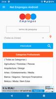 Net empregos Android Affiche
