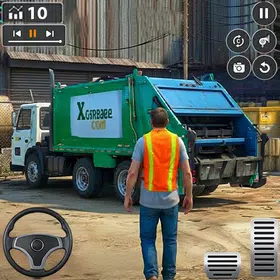 City Garbage Trash Truck Game
