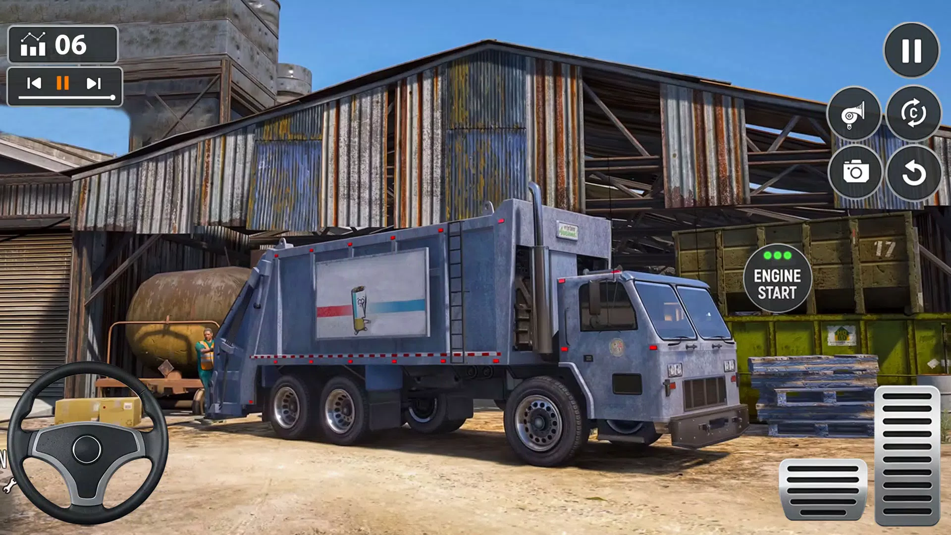 City Garbage Trash Truck Game