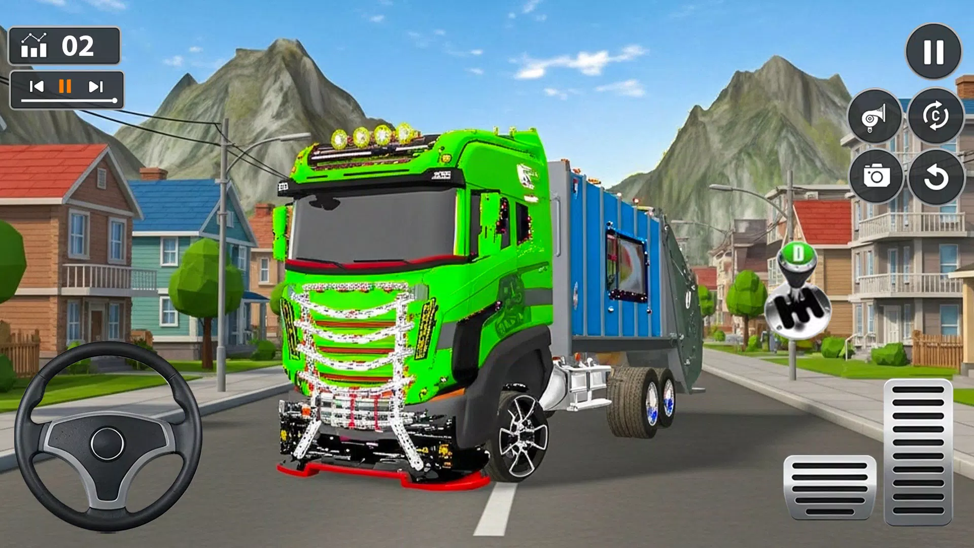 City Garbage Trash Truck Game