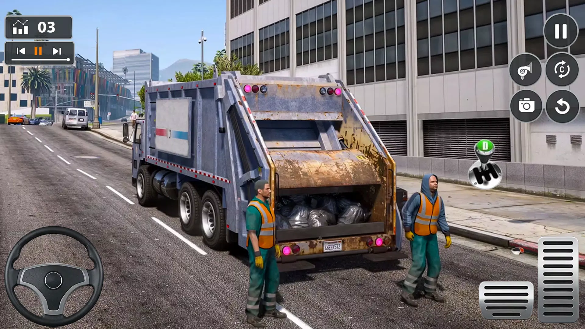 City Garbage Trash Truck Game