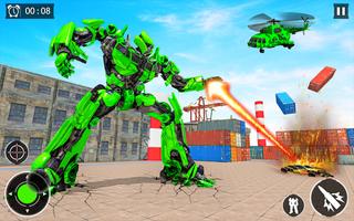 US Army Robot Monster Truck Transformation Games Ekran Görüntüsü 1