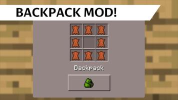 Backpacks Mod for Minecraft الملصق