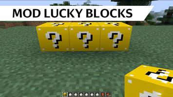 Lucky Block Mod for Minecraft Affiche