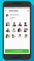 Jokowi WA Sticker - WA Stickers capture d'écran 3