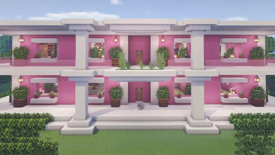 BUILD CASA ROSA DE RXBLAND Minecraft Map