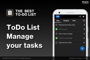 ToDo List - Task management Affiche