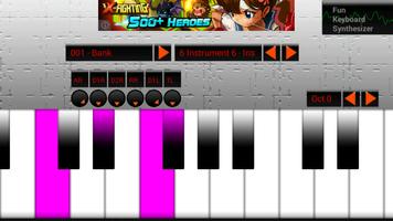 Fun Keyboard Piano Synthesizer ảnh chụp màn hình 1