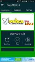 Peace FM 104.3 Affiche