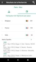 Vélo Sur Route Résultats capture d'écran 3