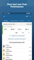 TrainingPeaks capture d'écran 7