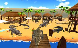 Hungry  Alligator Hunting : Alligator Games постер