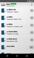 Sainte Bible Française Affiche