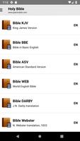 Bible: KJV, BBE, ASV, WEB, LSG poster