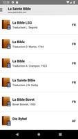 Sainte Bible: LSG, Catholique  Affiche