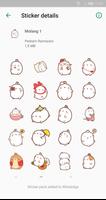 Molang WAStickerApp by PedRam ảnh chụp màn hình 1