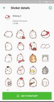 Molang WAStickerApp by PedRam captura de pantalla 2