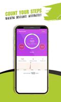 Pedometer: Step Counter & Heart Rate Monitor الملصق